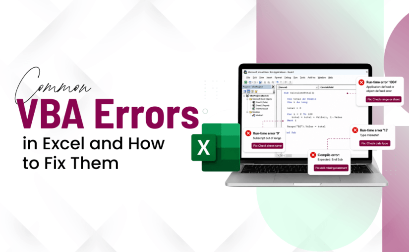 Common VBA Errors in Excel and How to Fix Them Singapore